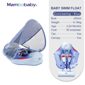 Baby Float with Sunshade Canopy