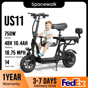 48V Electric Scooter with Seat for Adults