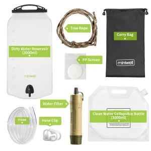 Portable  Outdoor Water Filter Straw for Camping, Hiking,