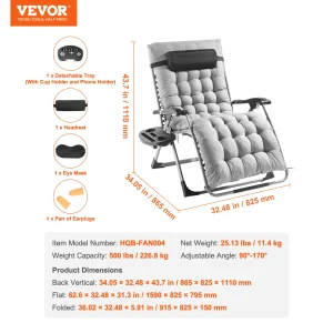 Zero Gravity Chair  Recliner Lounge Chair